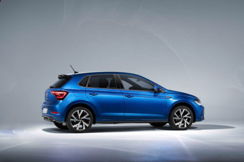 Volkswagen polo bleu