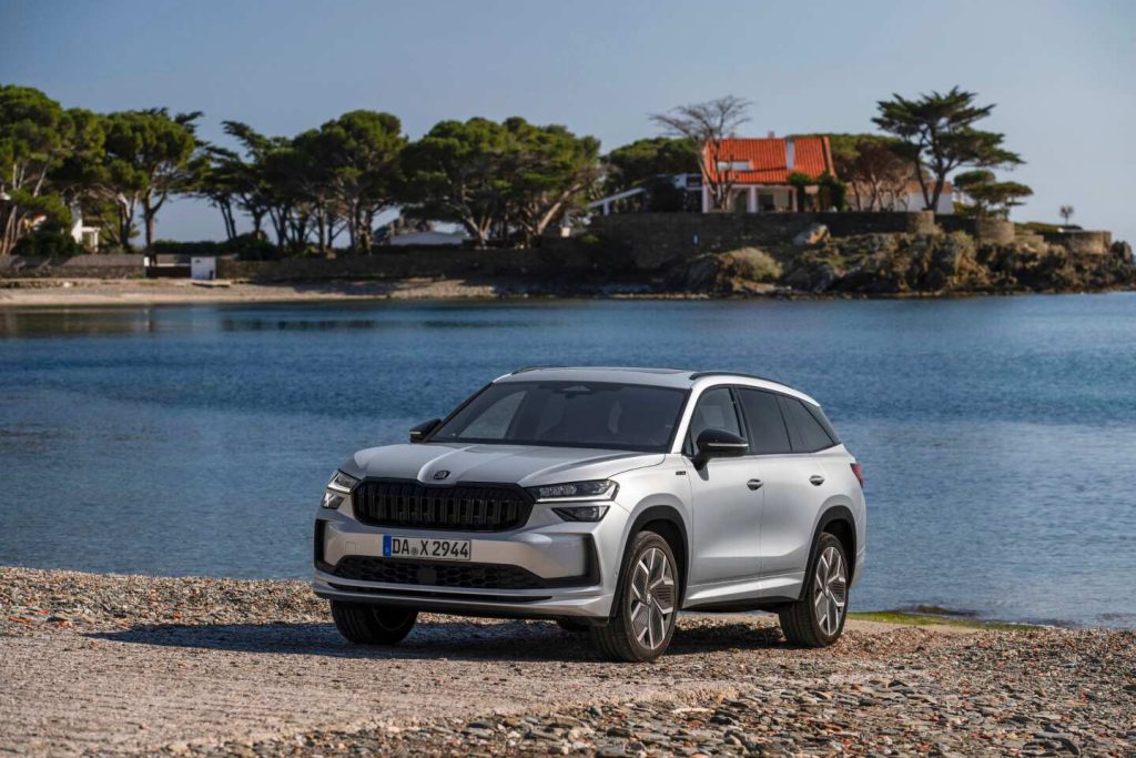 Skoda Kodiaq blanc face avant1