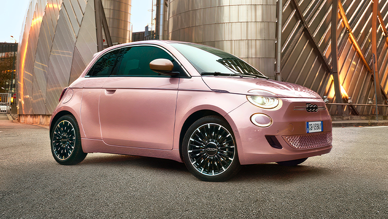 Fiat 500 rose